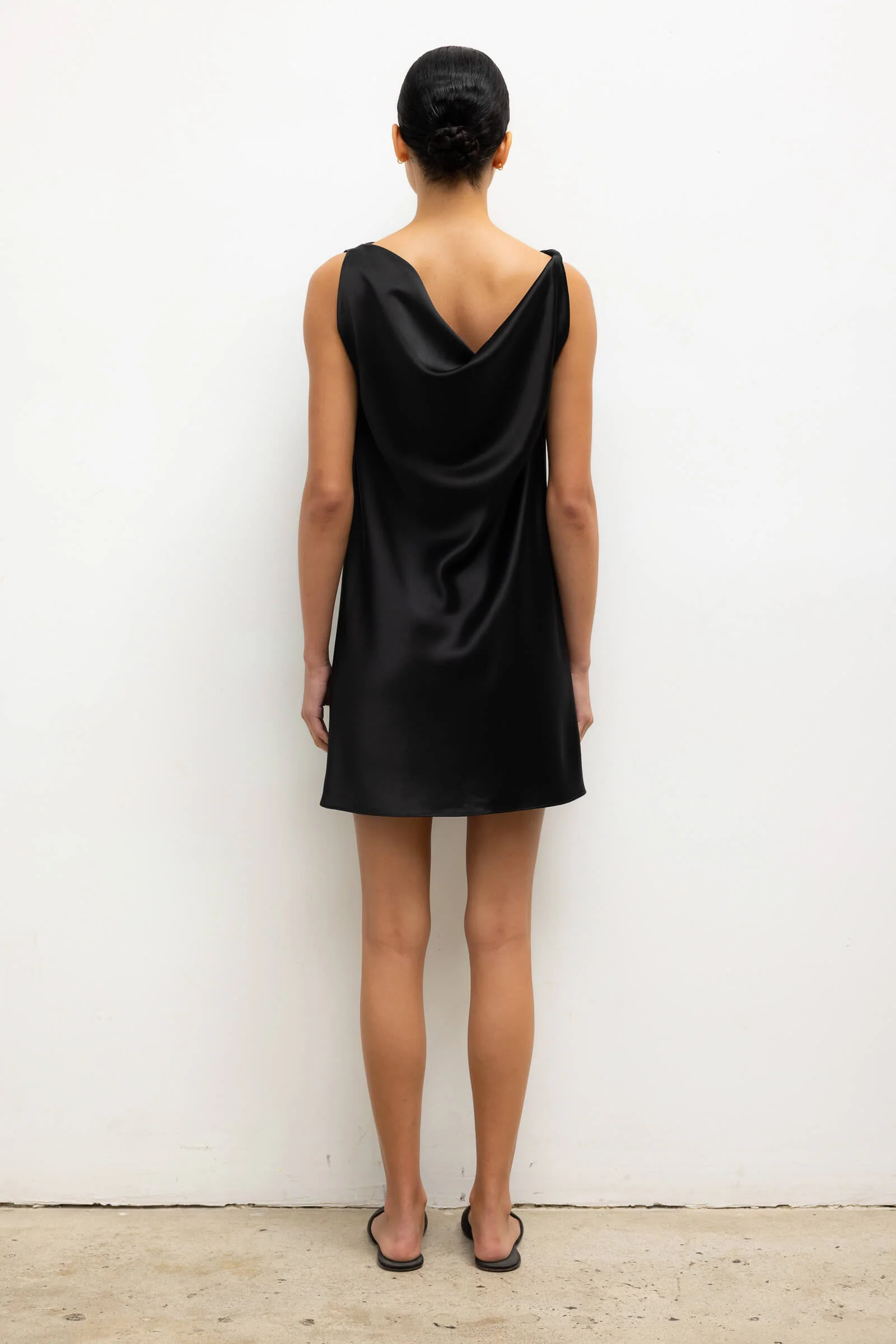 Barb Cowl Mini Dress - Image 6