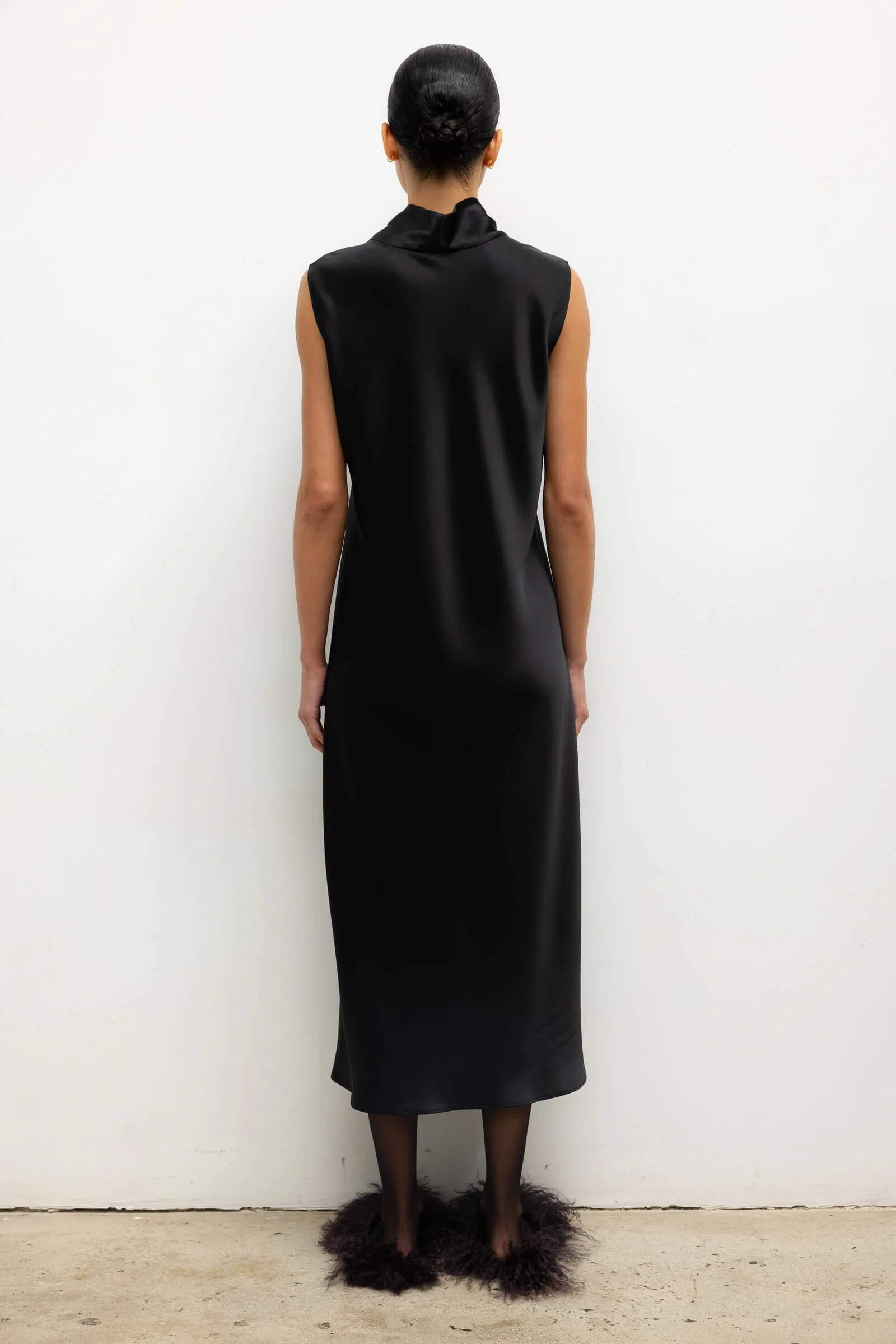 Barb Mock Neck Sleeveless Dress - Image 6