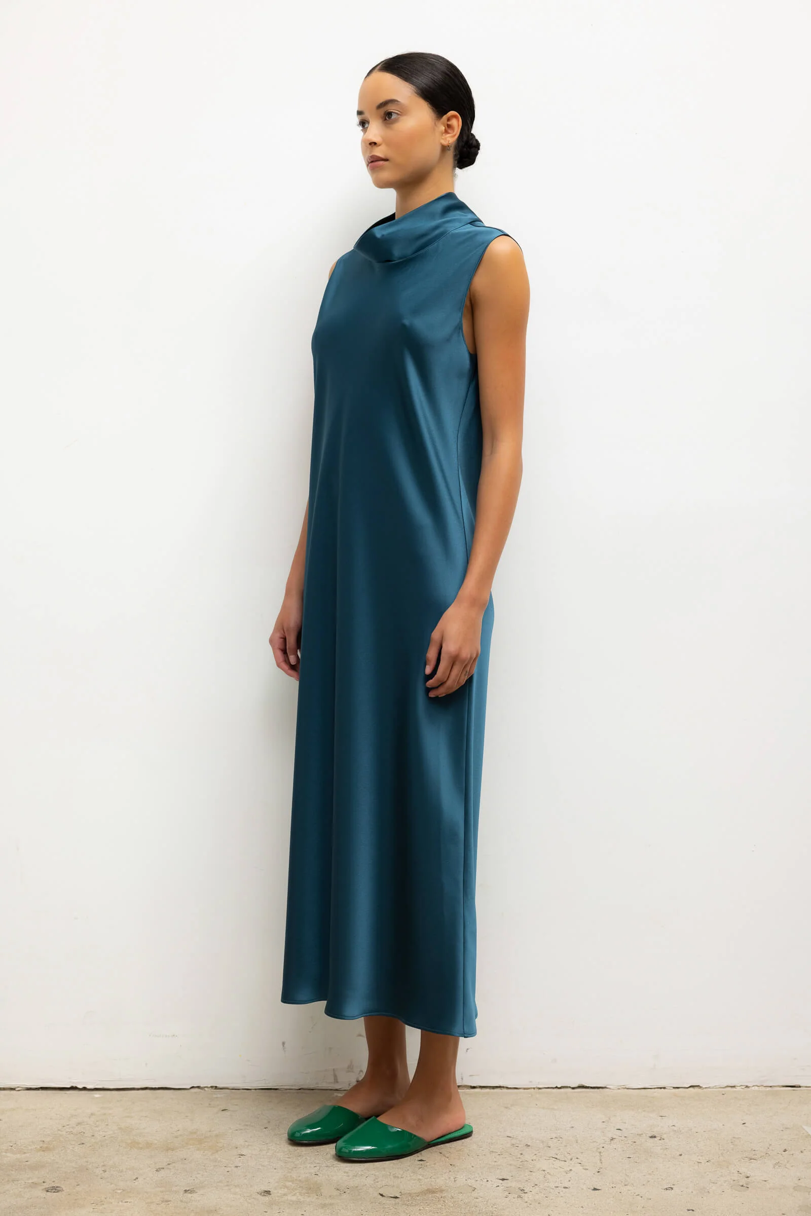 Barb Mock Neck Sleeveless Dress - Image 5