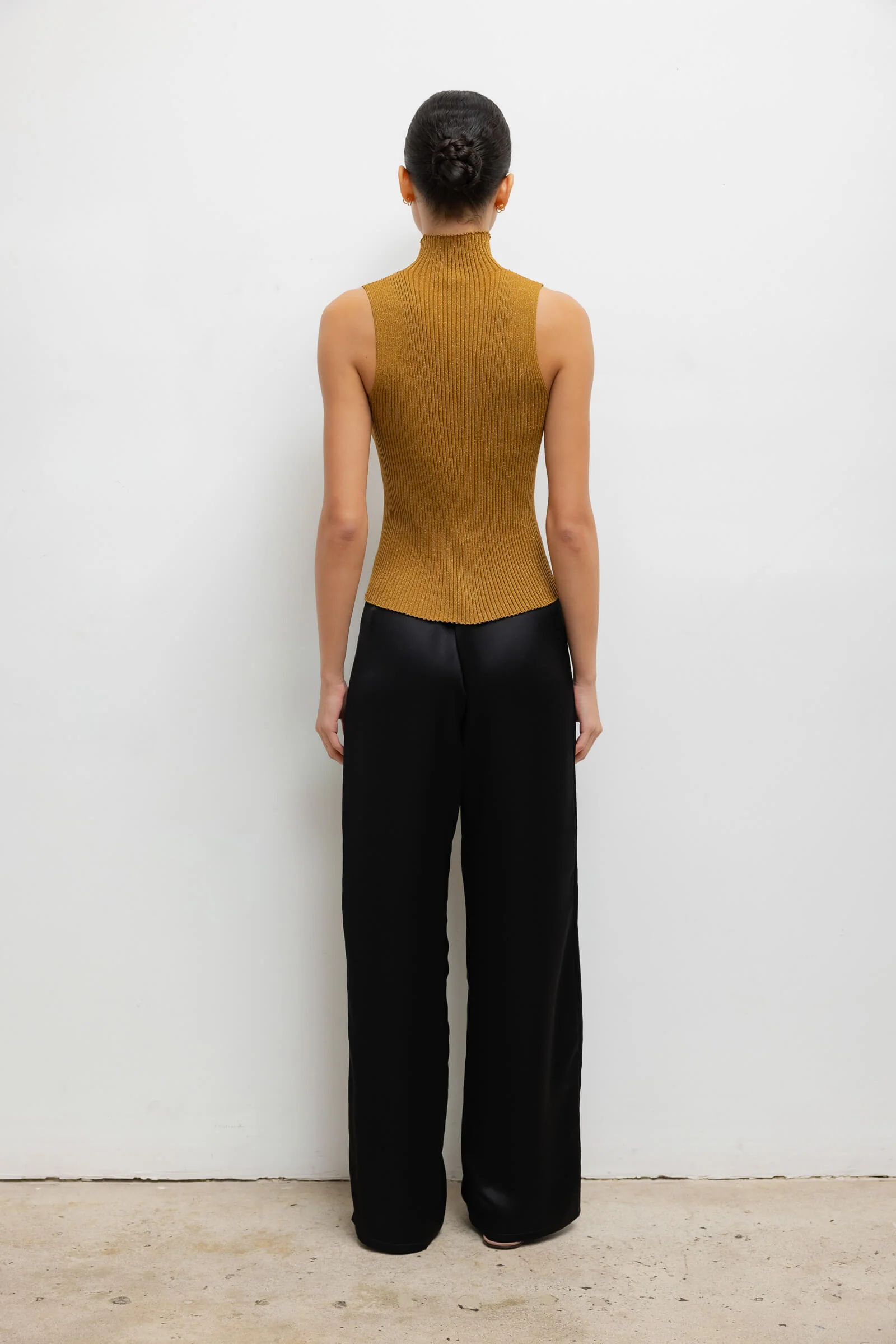 Blake Rib Sleeveless Turtleneck - Image 7
