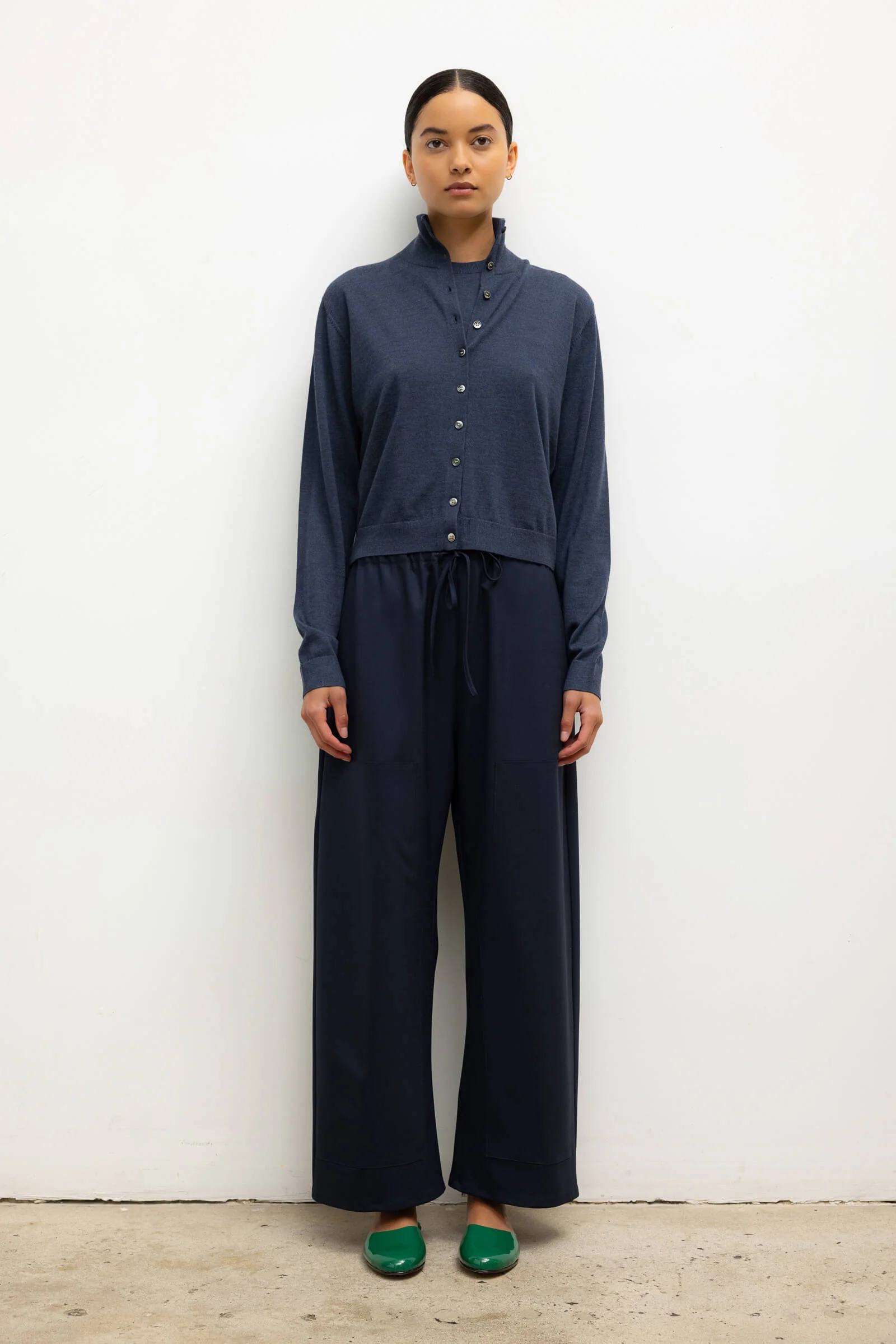 James Mock Neck Cardigan - Image 3