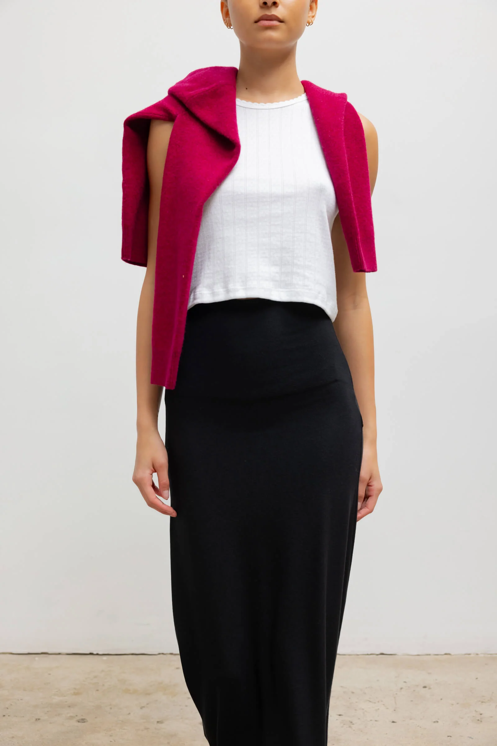 Lauren High Waist Midi Skirt - Image 3