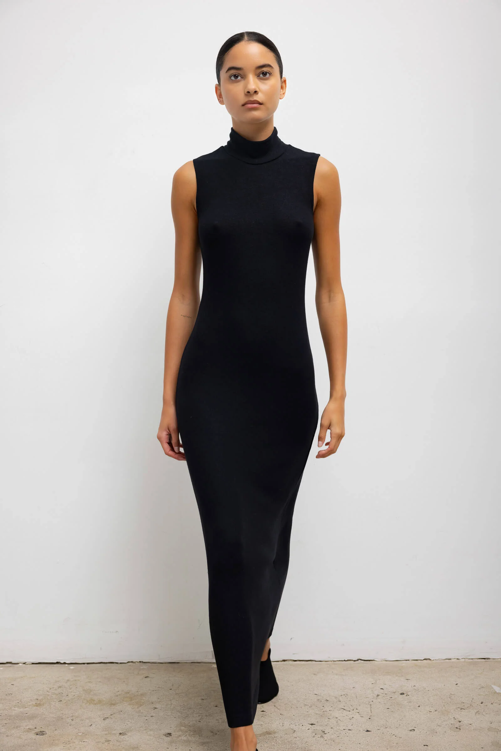 Lauren Sleeveless Turtleneck Maxi Dress - Image 4