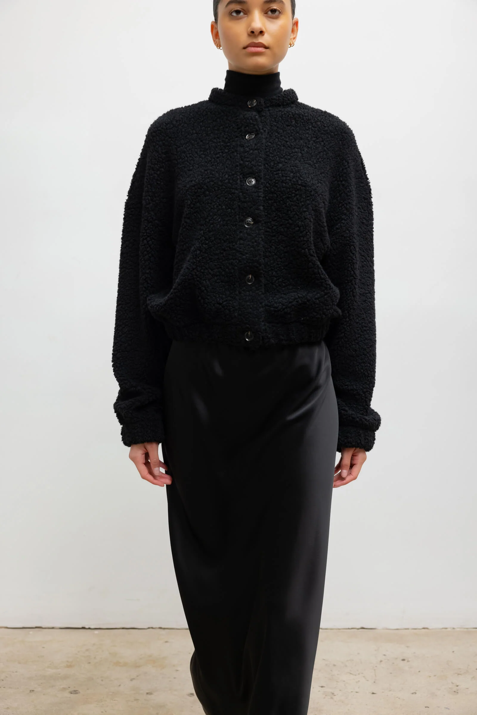 Mica Collarless Blouson - Image 5
