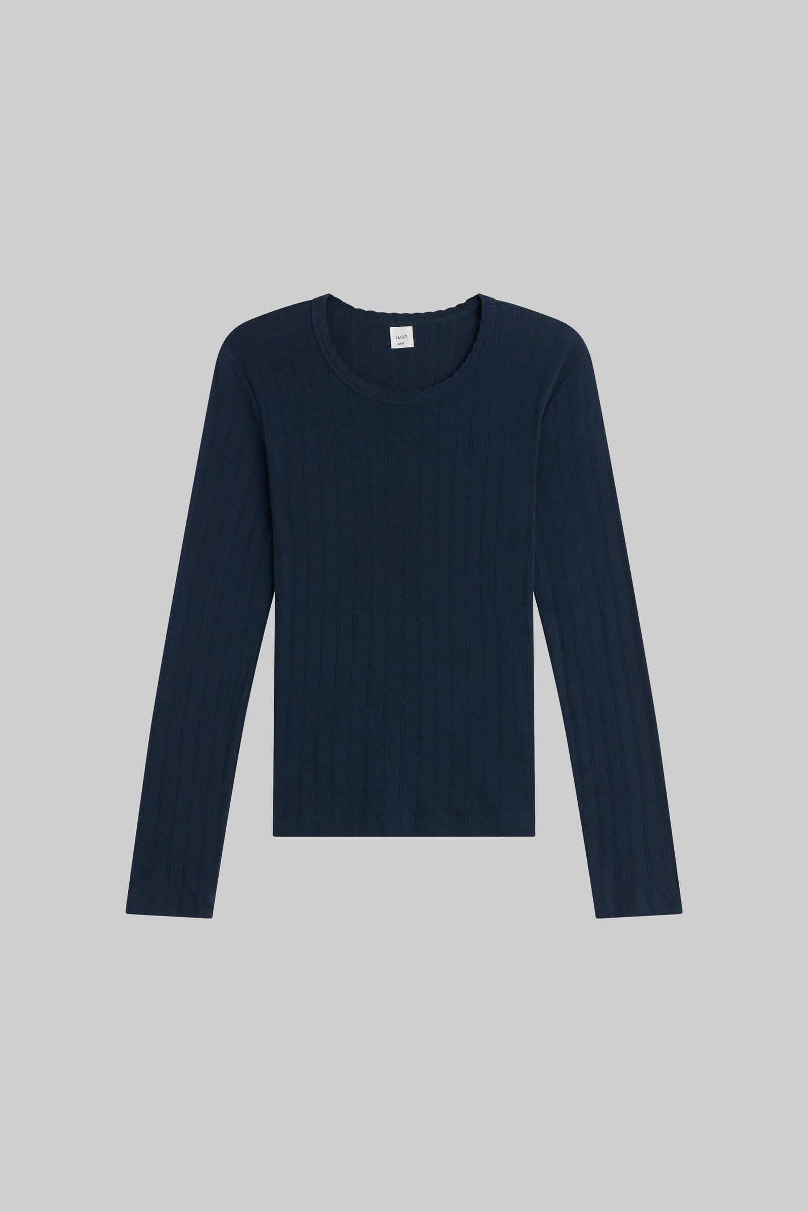 Pointelle Slim Fit Long Sleeve - Image 2