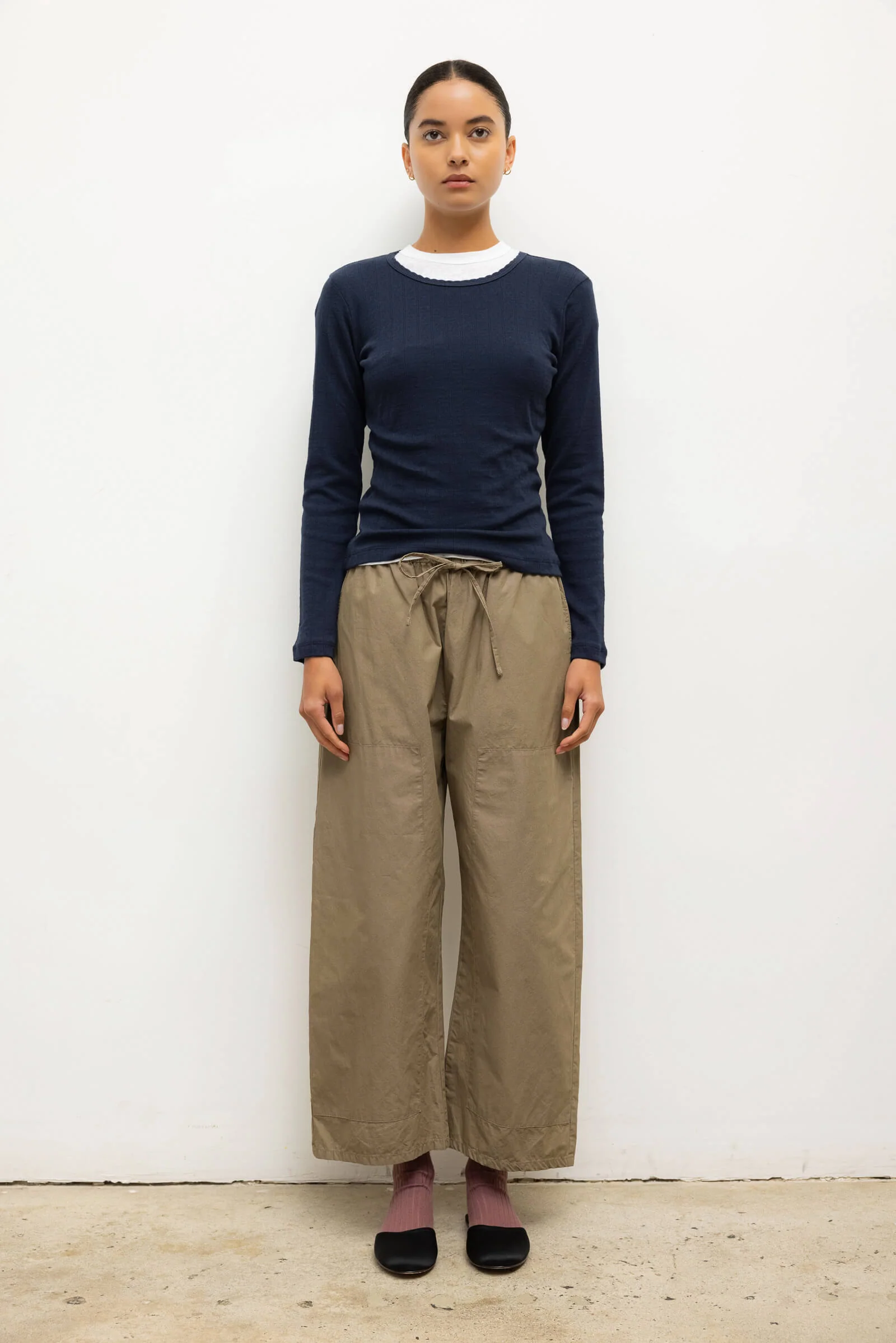 Pointelle Slim Fit Long Sleeve - Image 3