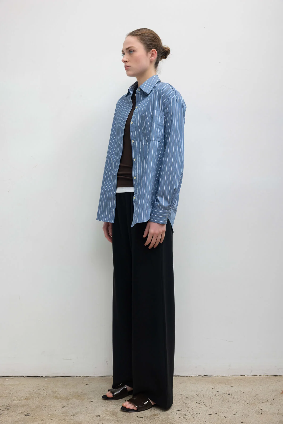 Yoshi Stripe Classic Oversized Button Down - Image 6
